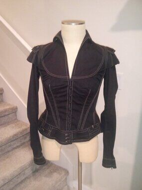 Byron Lars Beauty Mark Corset Jacket
